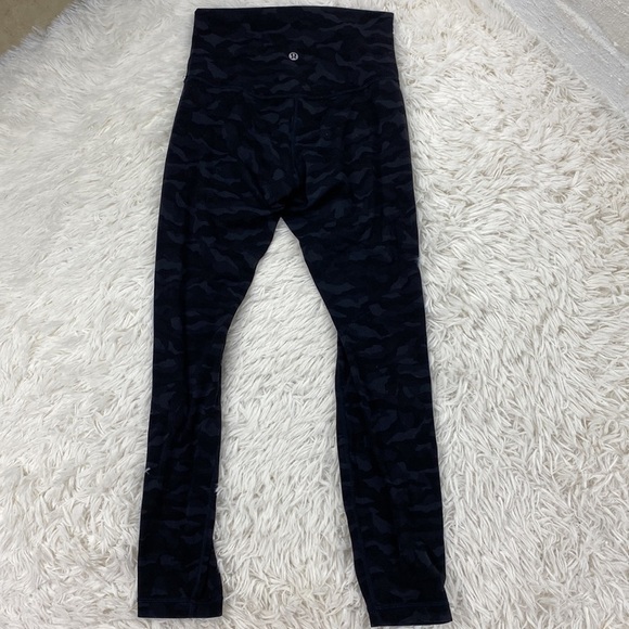 Lululemon Align Pant II 25" Sequoia Camo Print Deep Coal Black - Picture 7 of 7